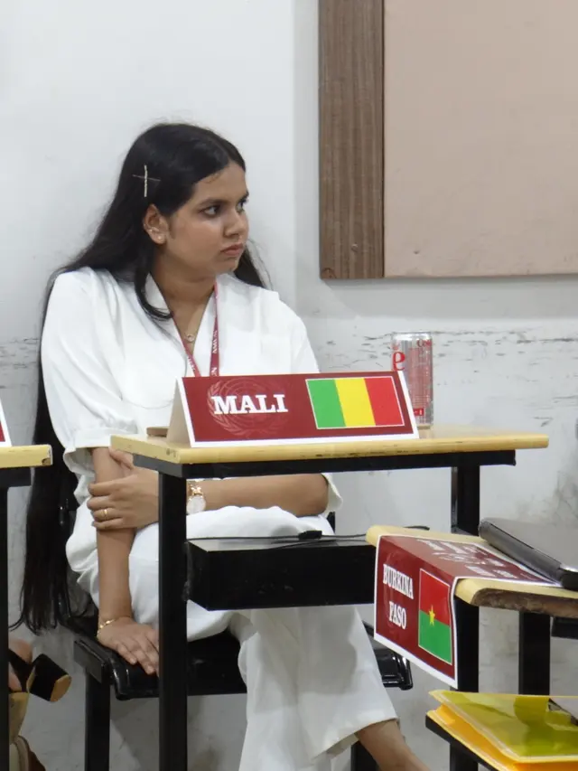The delegate of Mali waits for the floor.